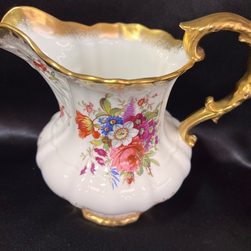 Antique Hammersley lady Patricia dinner for 8 people with tea pot and pitcher - Picture 15 of 16